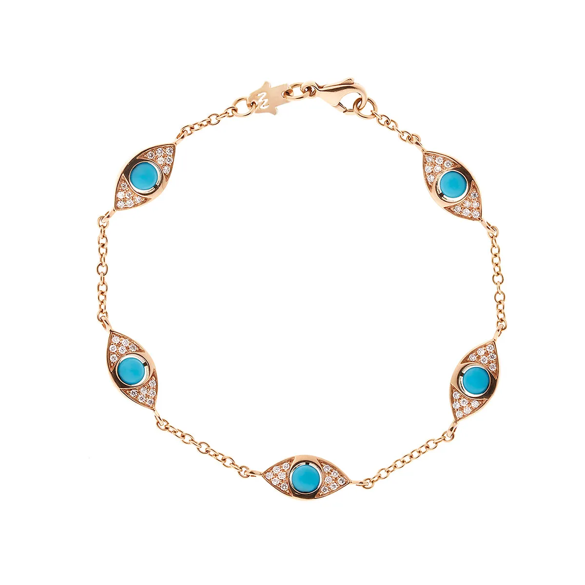 Five Eyes Double Side Pavè Diamonds Bracelet
