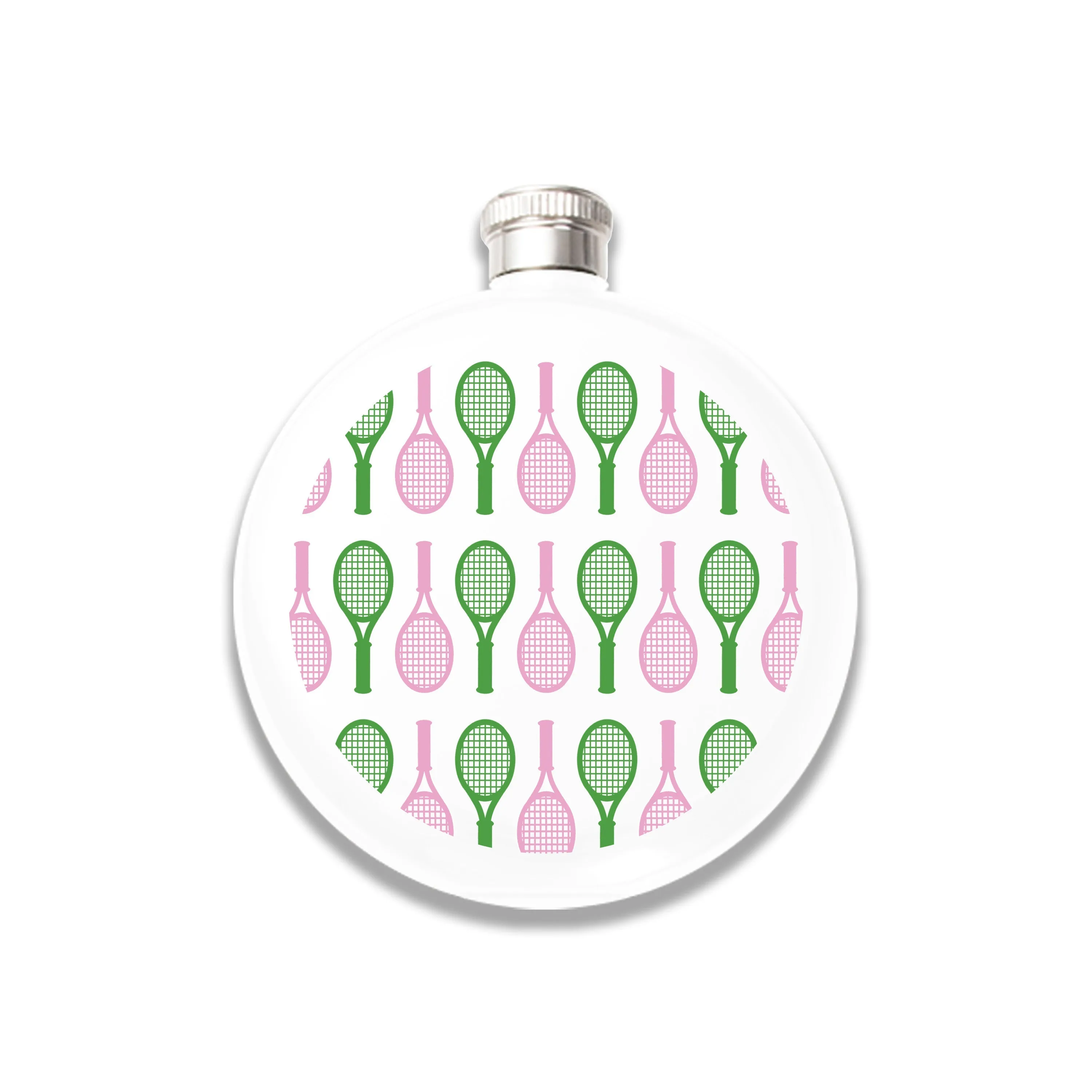 Flask (White) - Tennis Repeat