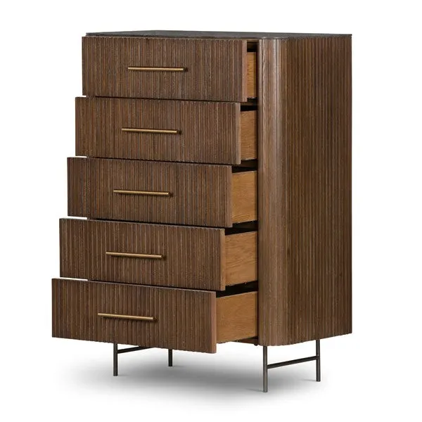 Fletcher 5 Drawer Dresser - Bluestone