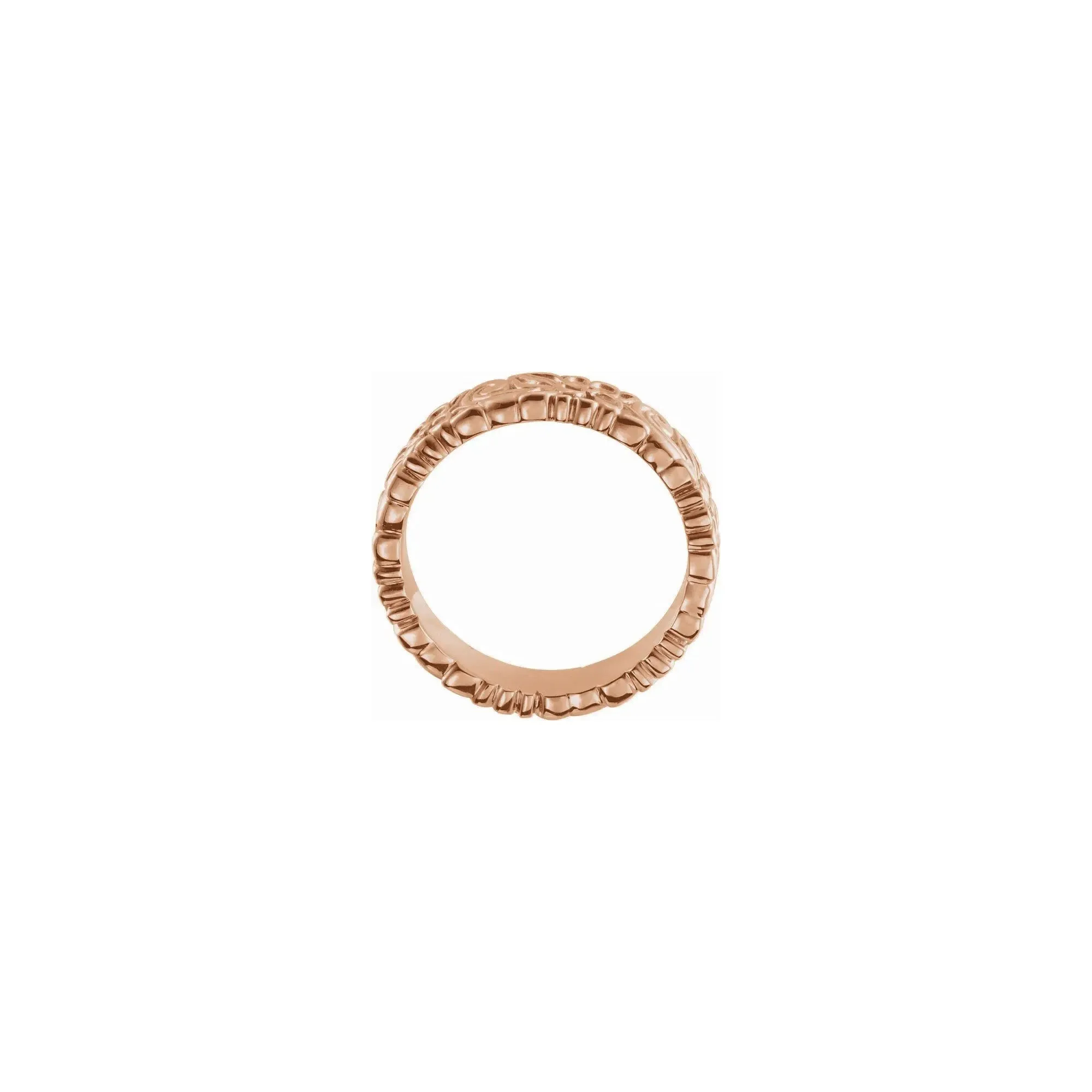 Floral Textured Slim Band