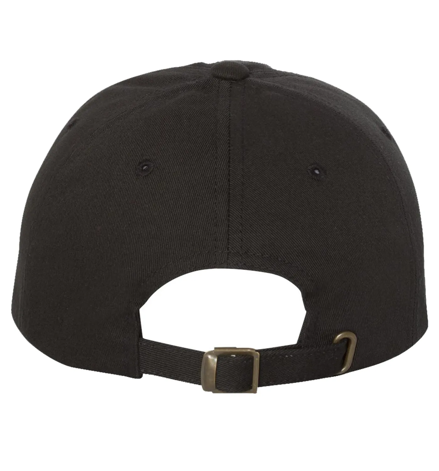 Flounder Kraken 6 Panel Dad Black Hat