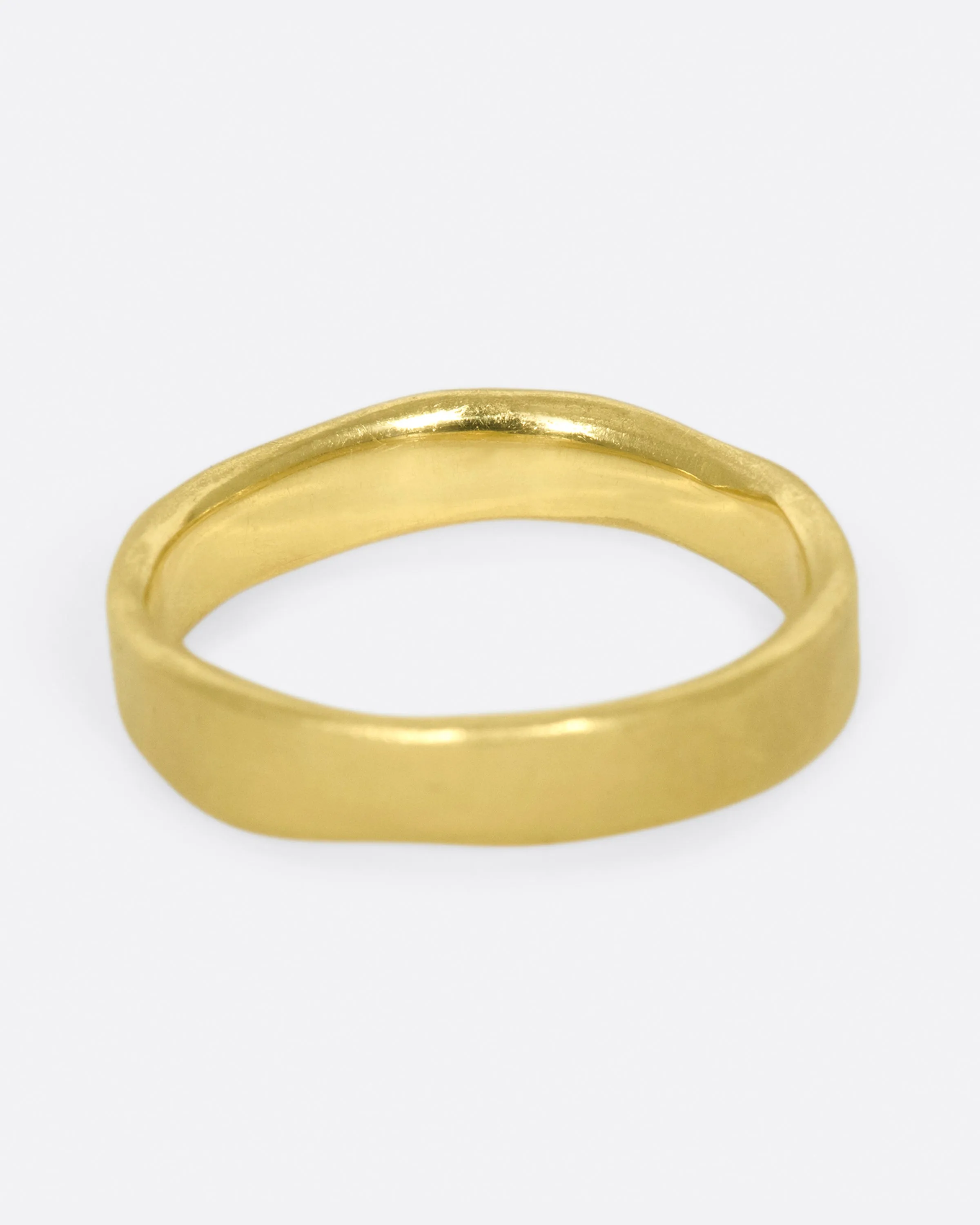 Flow Ring with White Diamonds