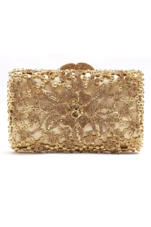 FLOWER STEM CLUTCH-GOLD