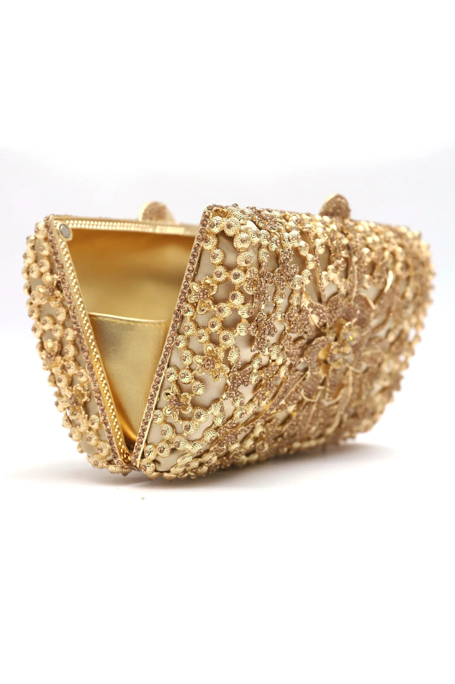 FLOWER STEM CLUTCH-GOLD