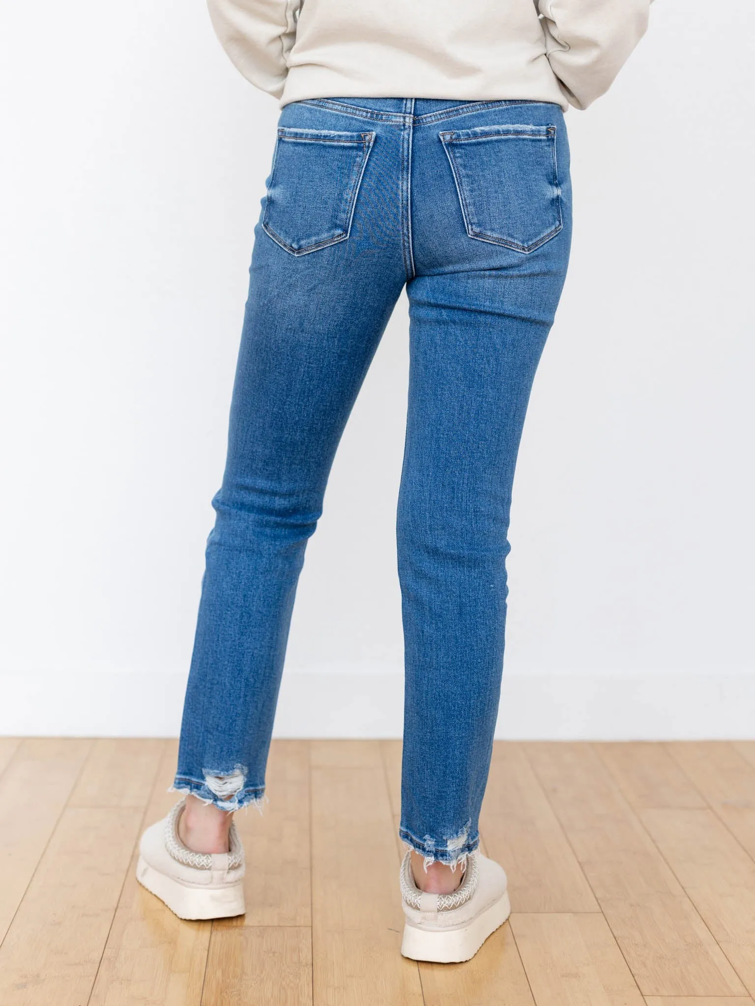 Flying Monkey Poised High Rise Slim Straight