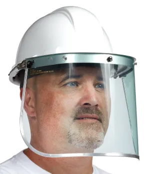 Formed Polycarbonate Visor with Aluminum Binding