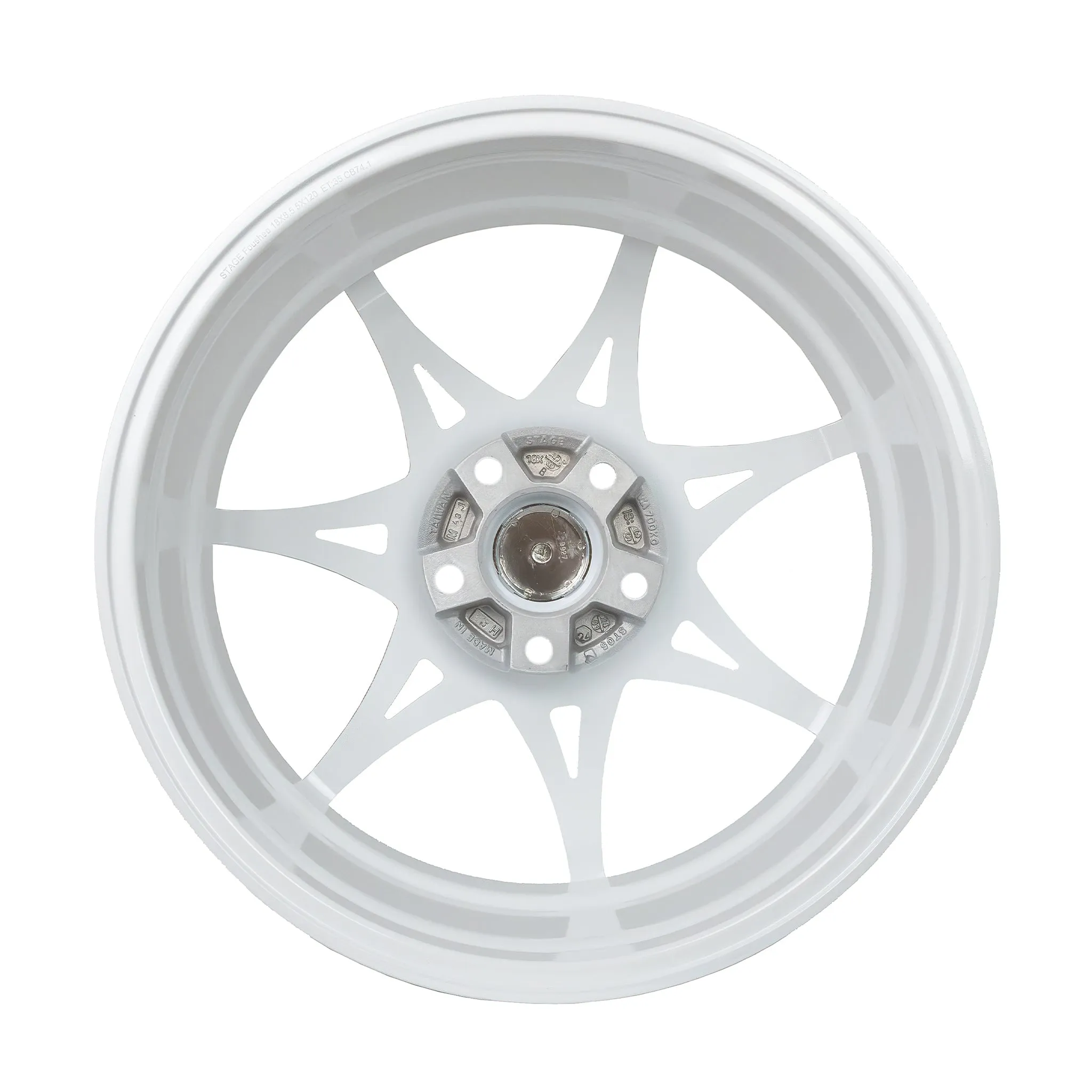 Foushee 18x9.5  22mm 5x120 CB: 74.1 Color: White