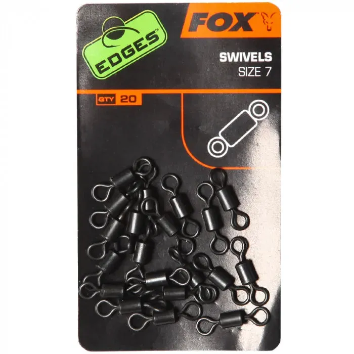 FOX Edges Swivels Size 7   Size 10