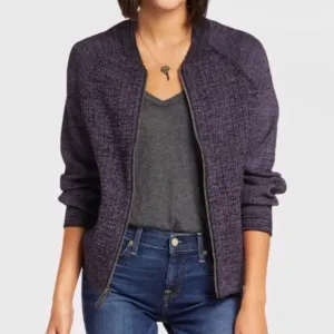FREE PEOPLE Movement Naomi Sweatshirt Purple Size Large
