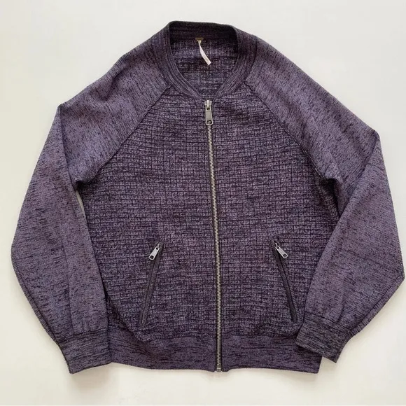FREE PEOPLE Movement Naomi Sweatshirt Purple Size Large