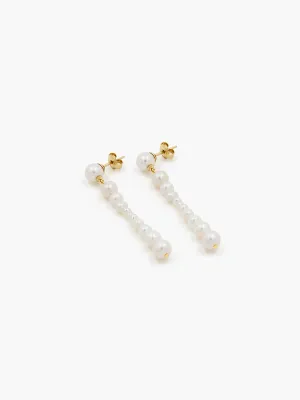 Freshwater Pearl Drop Earrings - No. 12103