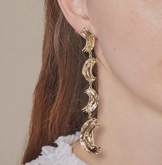 Frida Earrings in Gold