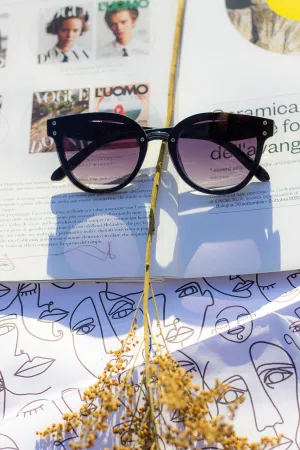 Front Lens Rounded Sunglasses