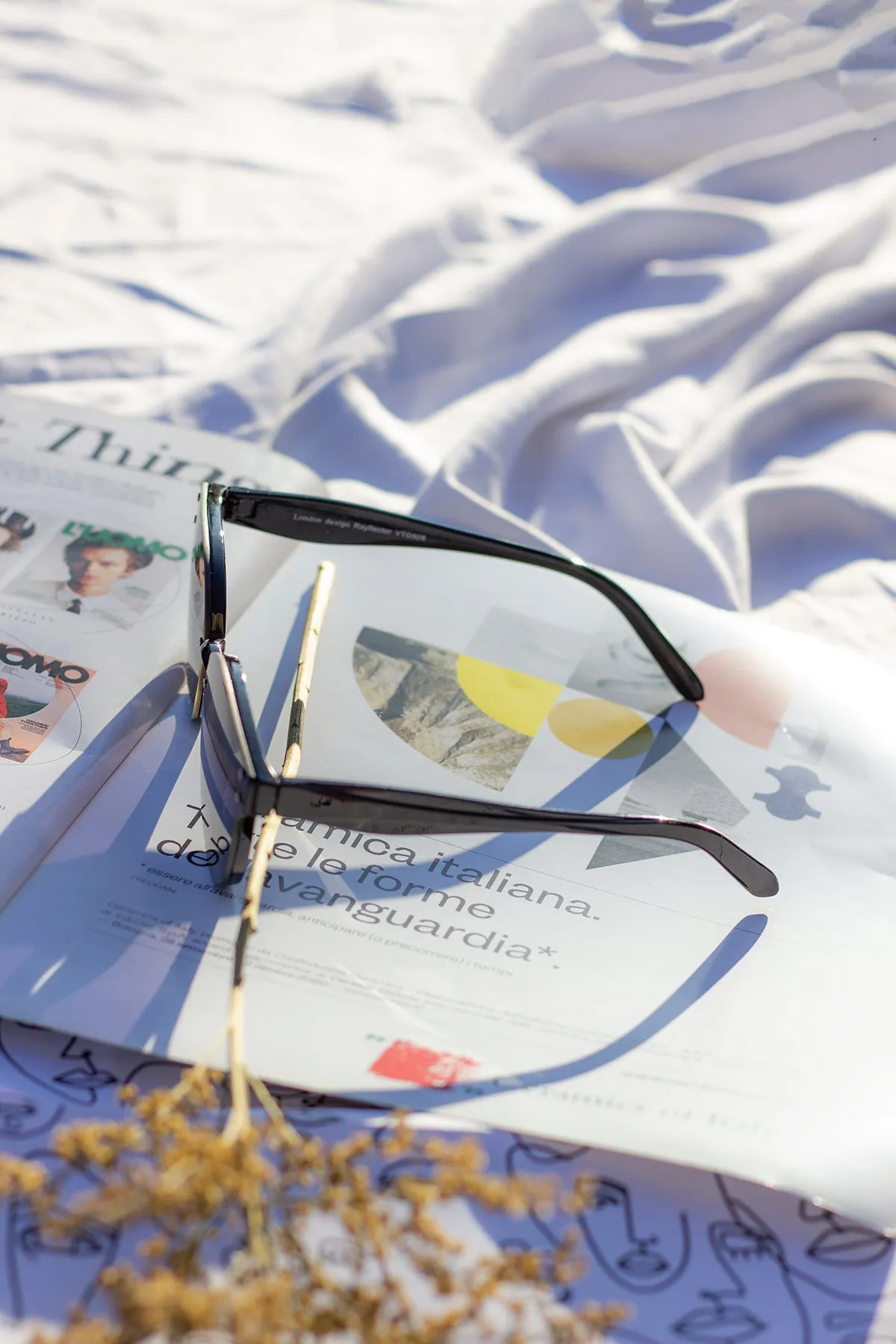 Front Lens Rounded Sunglasses
