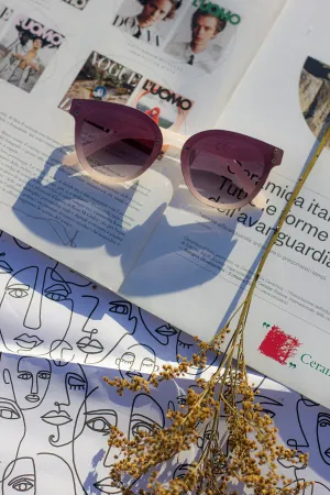 Front Lens Rounded Sunglasses