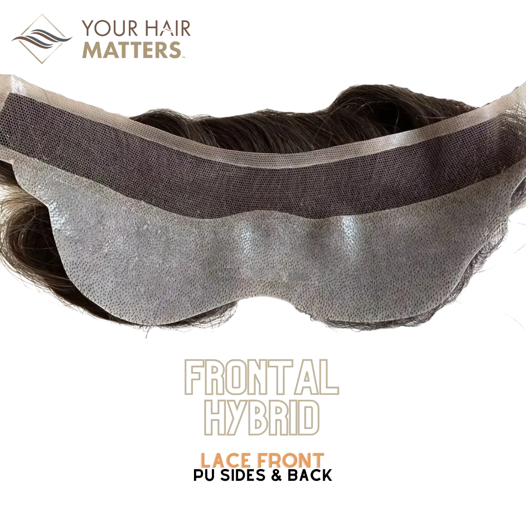 Frontal Hybrid (Lace Front / PU Sides & Back)