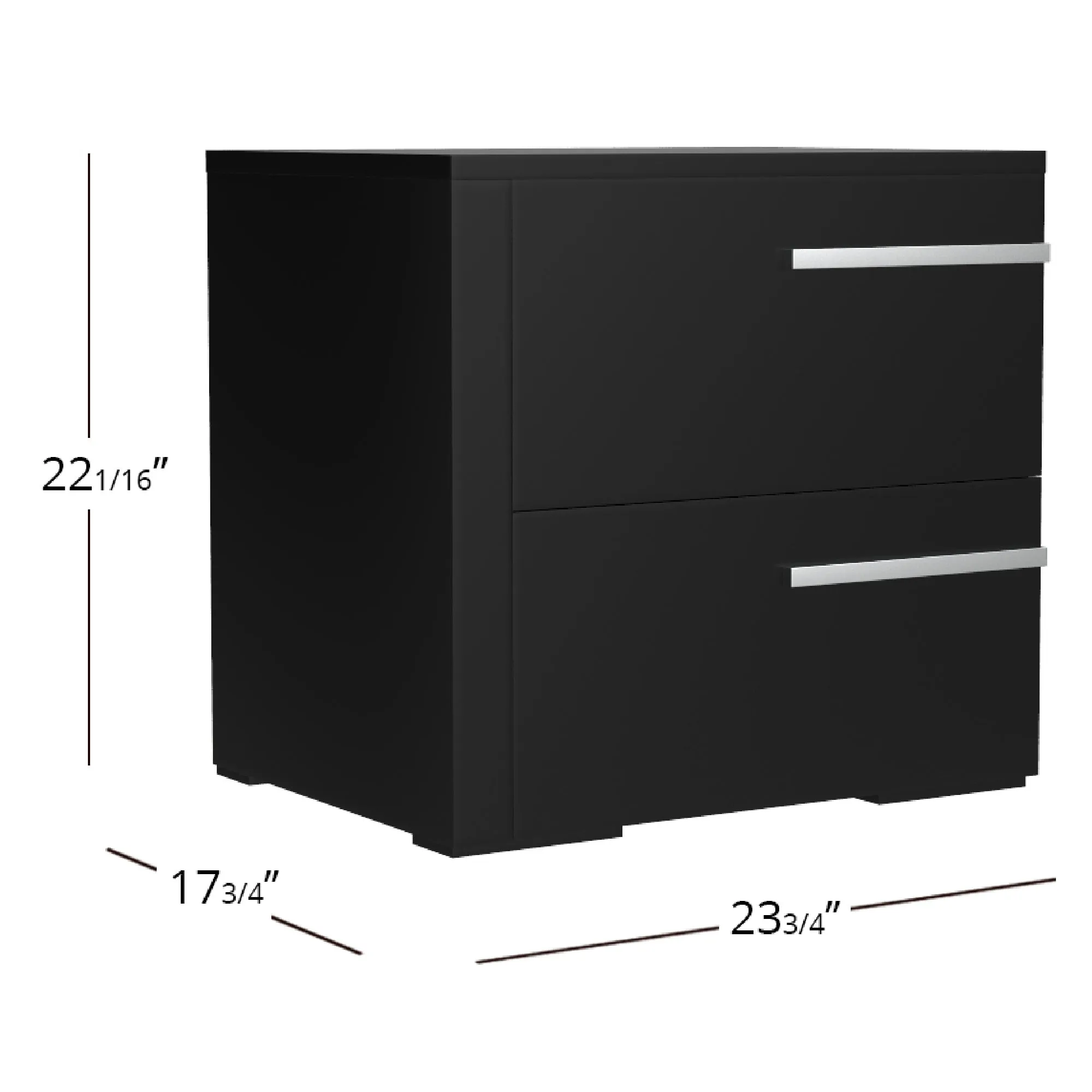 Gabriella right night table for bedroom decoration, java