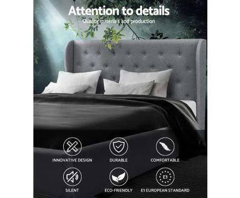 Gas Lift Bed Frame - Grey