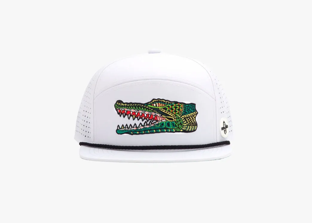 Gator Head - Performance Flat Brim Hat
