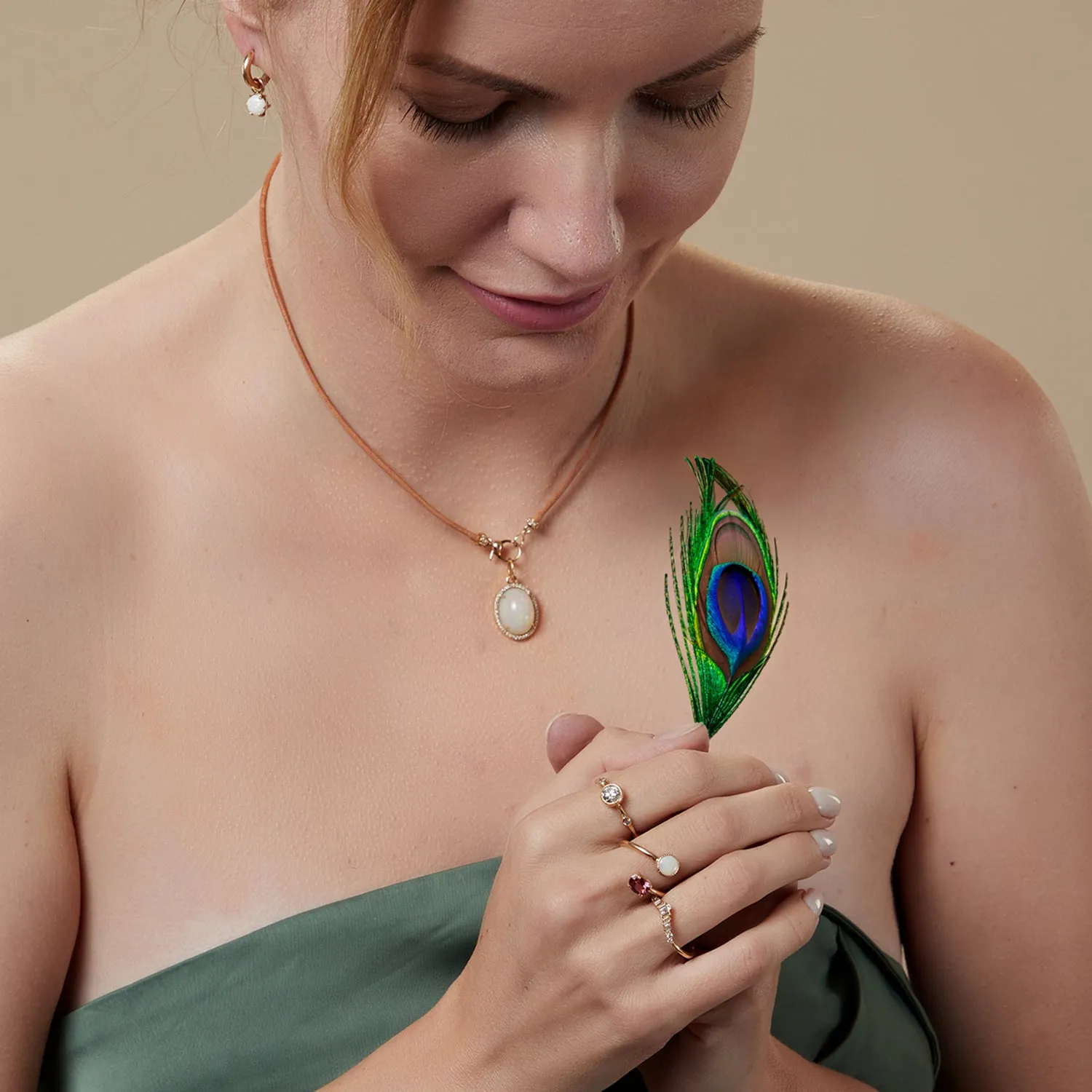 Gemini Ring in Opal
