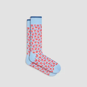 Geometric Mid-Calf Socks