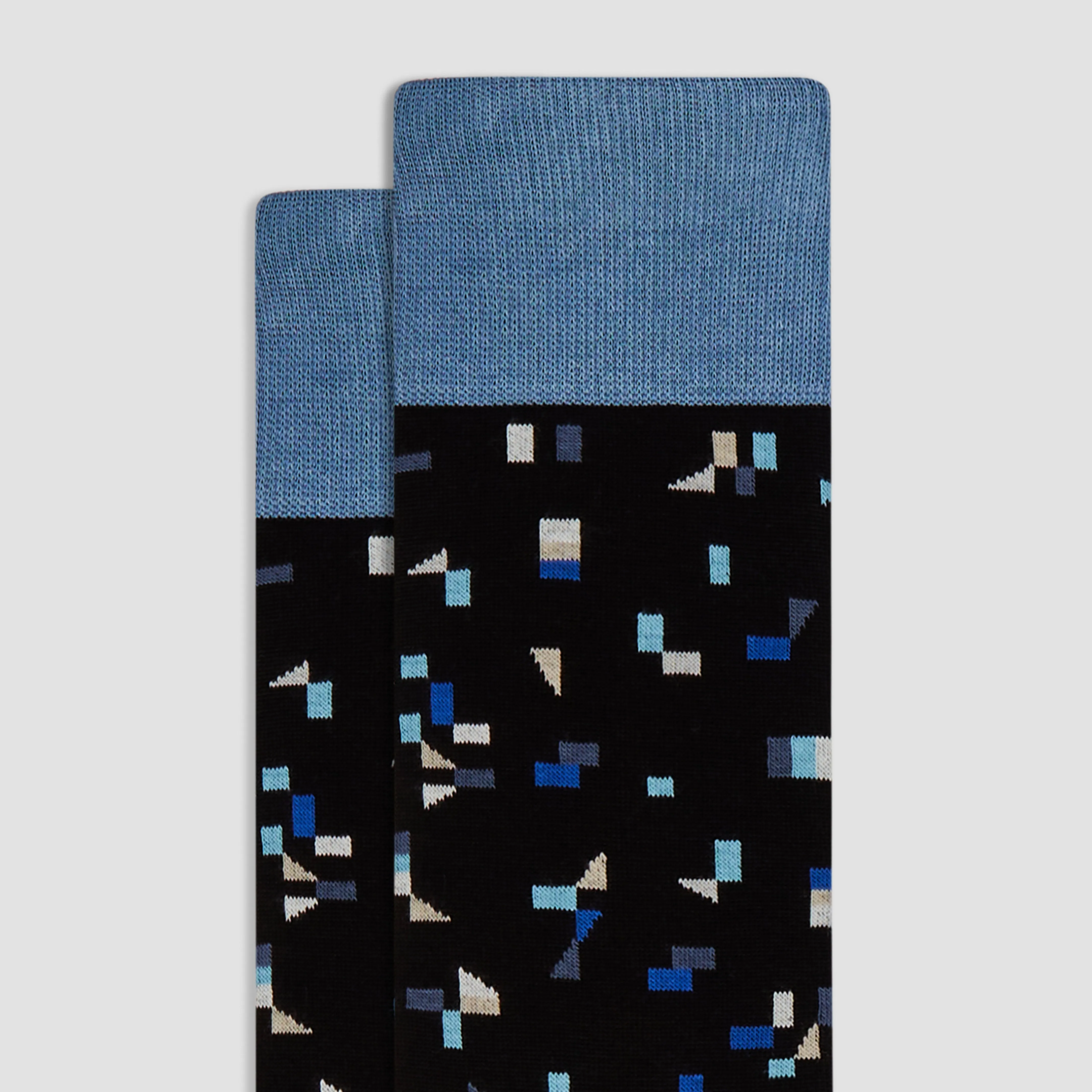 Geometric Mid-Calf Socks