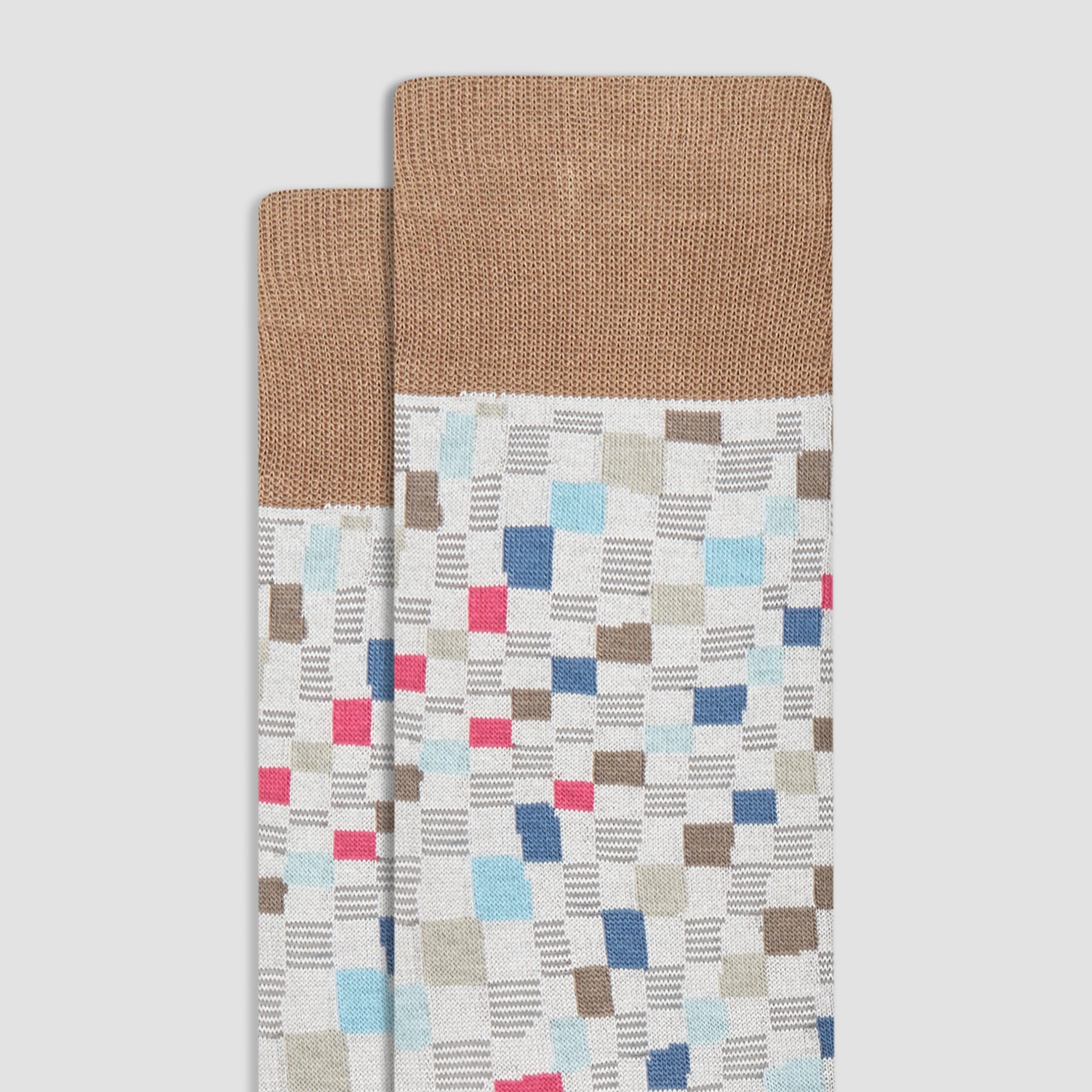 Geometric Mid-Calf Socks