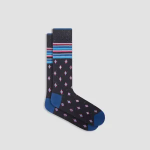 Geometric Mid-Calf Socks