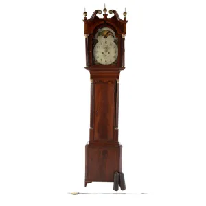 George III Mahogany Tall Case Clock