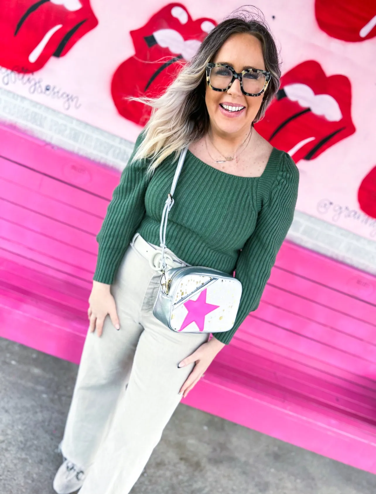 GG dupe star crossbody