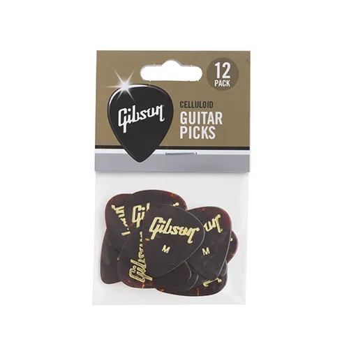 Gibson Tortoise Shell Pick - Thin - 12 Pack