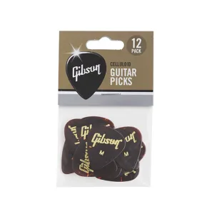 Gibson Tortoise Shell Pick - Thin - 12 Pack