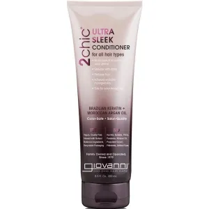 Giovanni 2chic Ultra Sleek Conditioner Brazilian Keratin   Moroccan Argan Oil 250ml