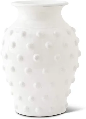 GLAZED DOT ROUNDED VASE