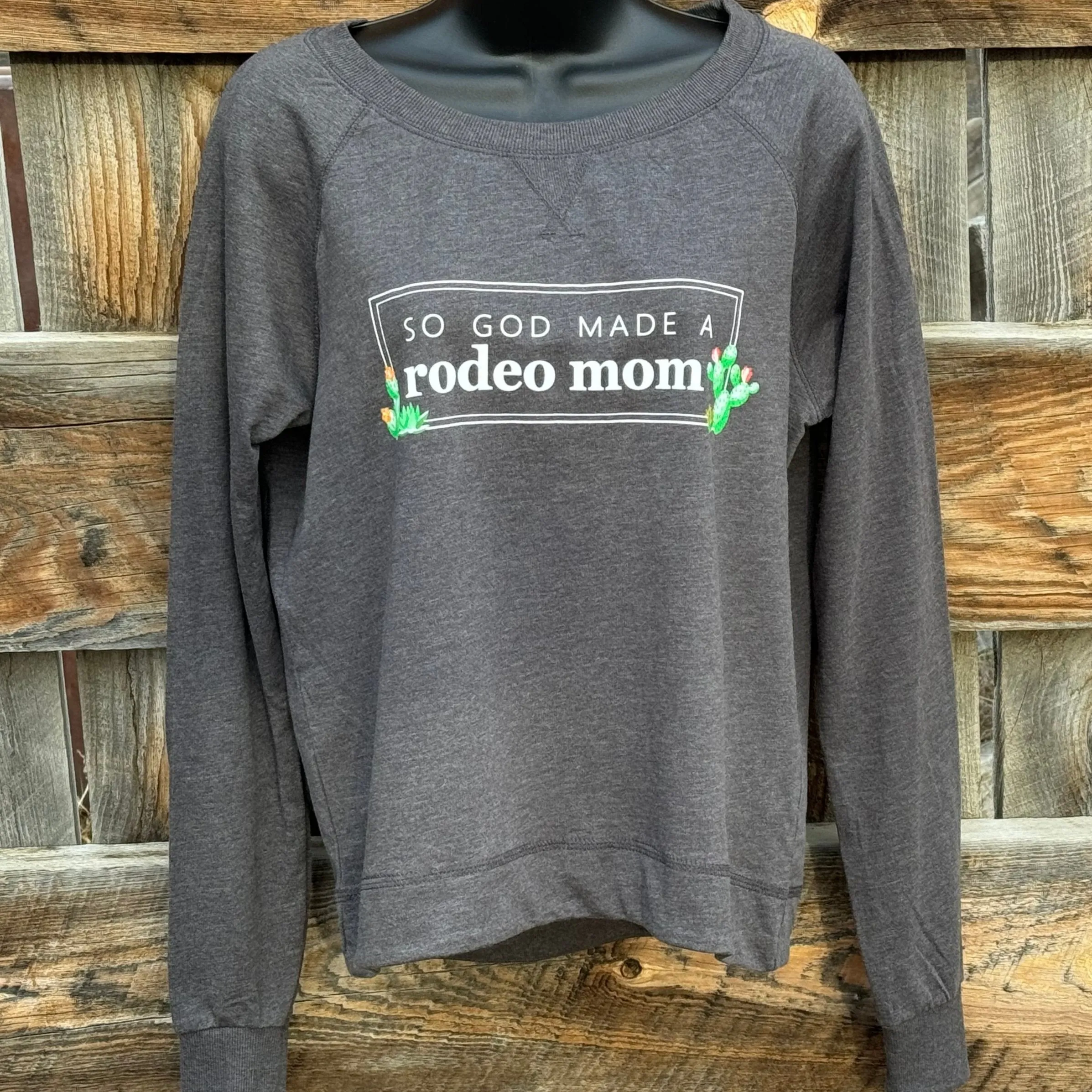 God Made A Rodeo Mom - Graphite