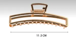 Gold Arched Claw Clip