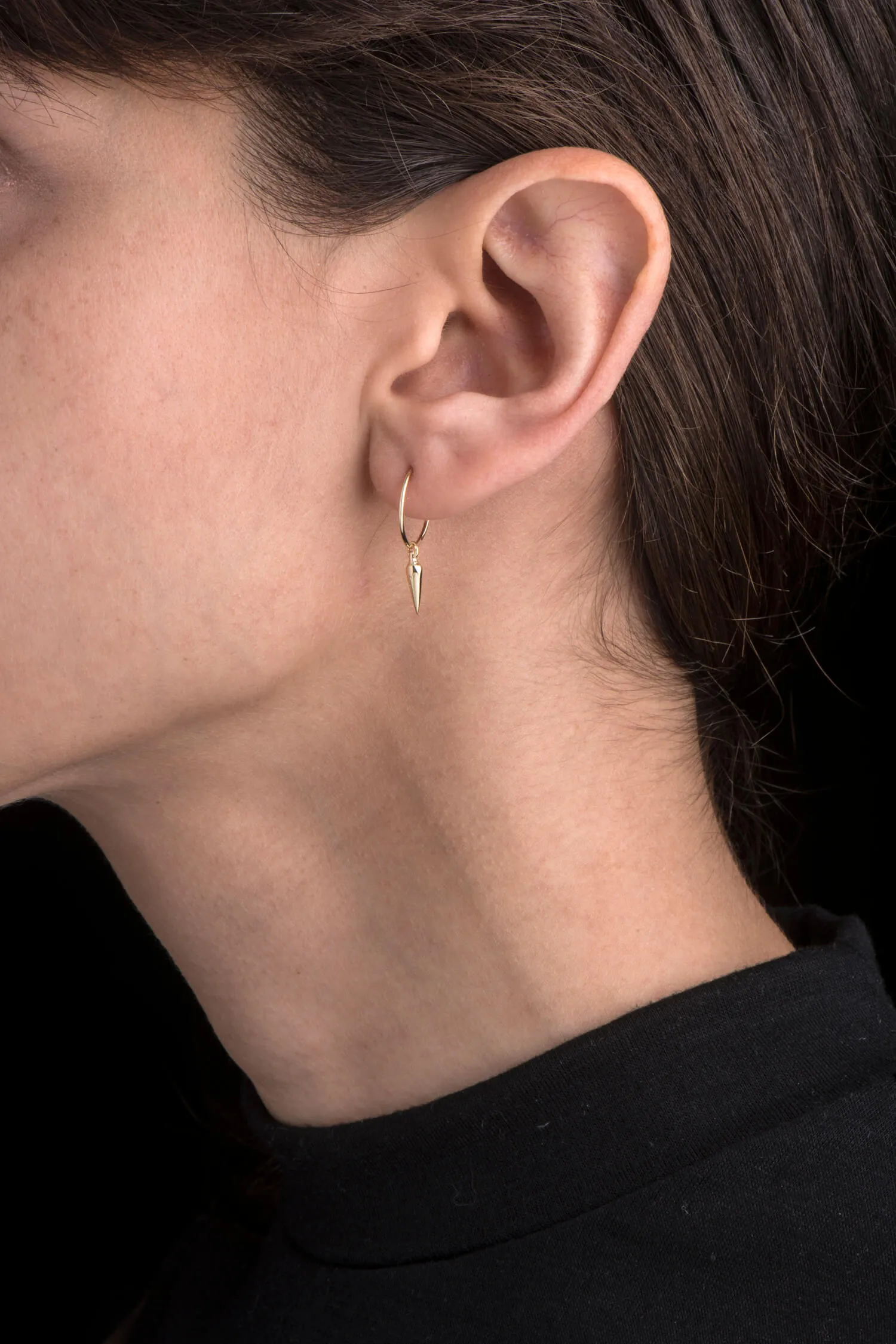 Gold Pendulum Mini-Hoop