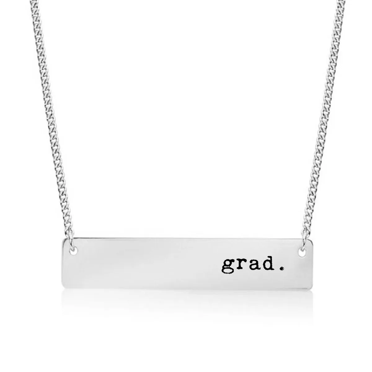 Grad Gold / Silver Bar Necklace