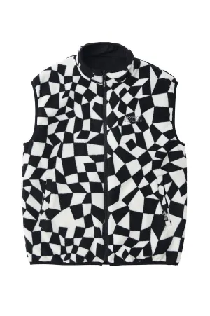 GRAMICCI REVERSIBLE VEST BLACK CHECKER