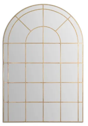 GRANTOLA ARCHED MIRROR, GOLD