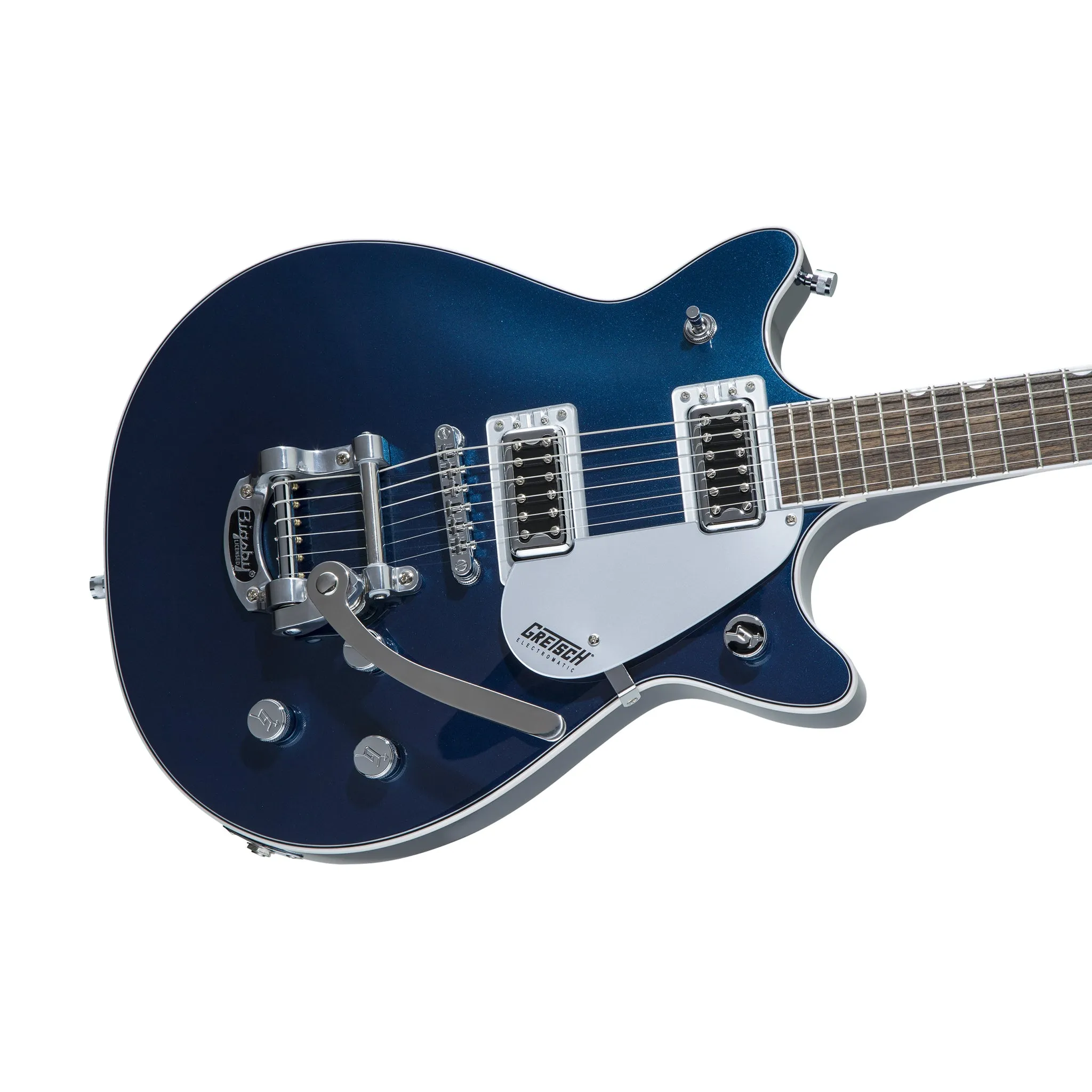 Gretsch G5232T Electromatic Double Jet FT Electric Guitar w/Bigsby, Laurel FB, Midnight Sapphire