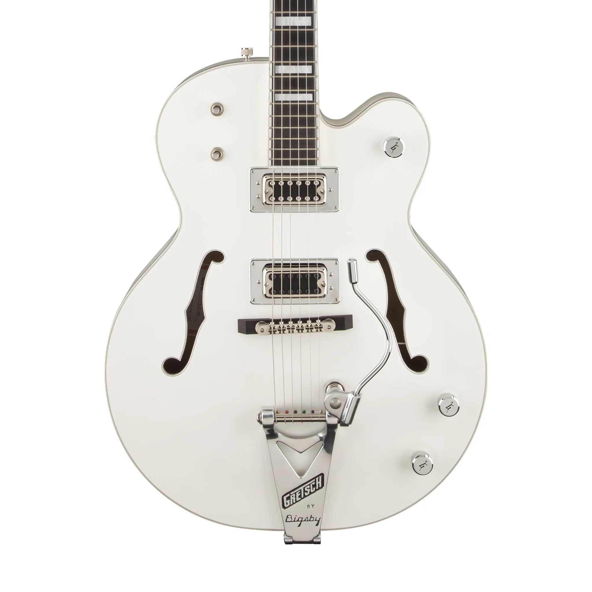Gretsch G7593T Billy Duffy Signature Falcon Guitar w/Bigsby, Ebony FB, White Lacquer