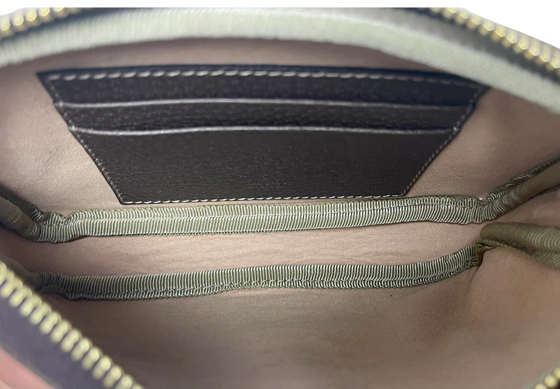 Gucci Brown GG Supreme Monogram Ophidia Phone Case Wristlet