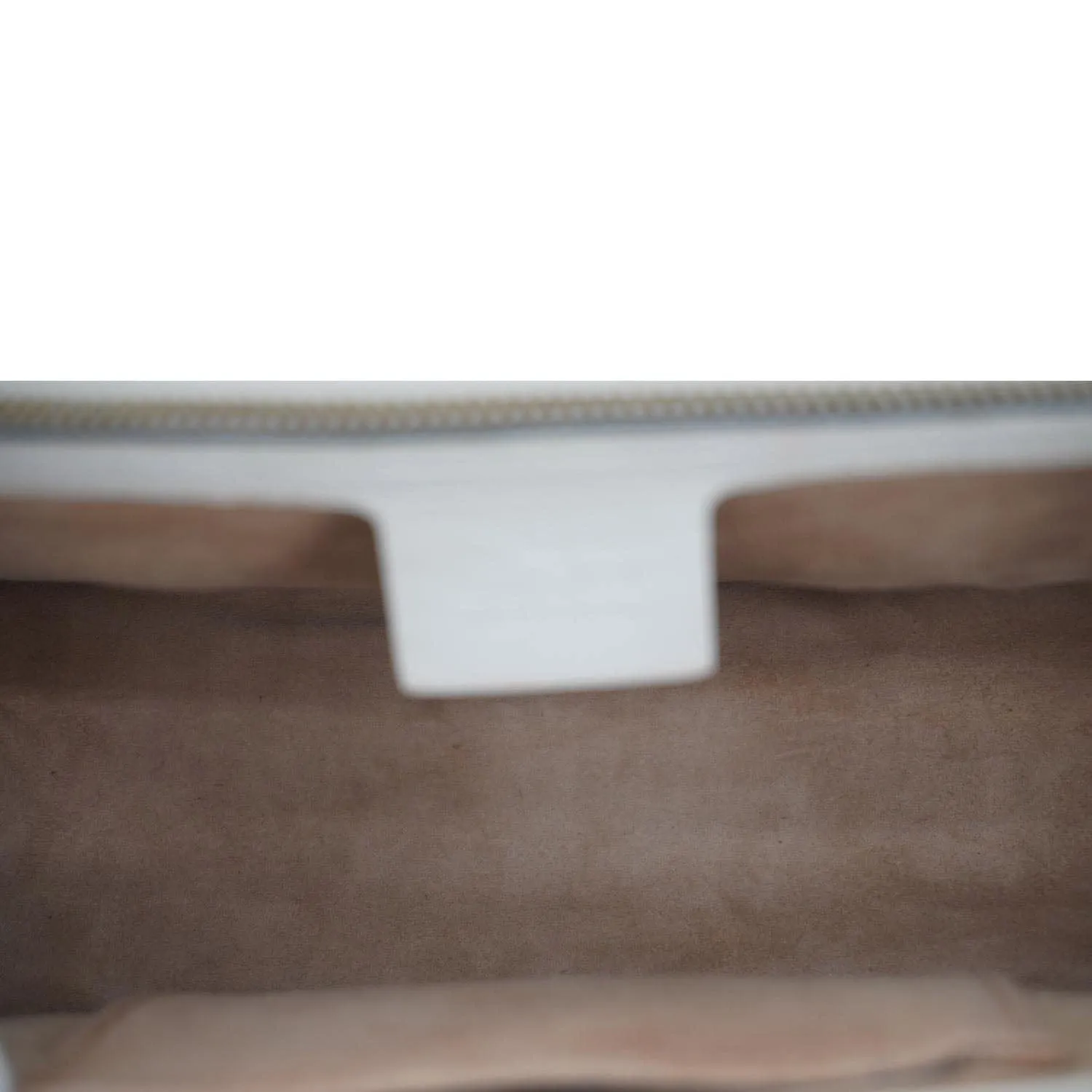 Gucci Sylvie Small Web Leather Shoulder Bag White 421882