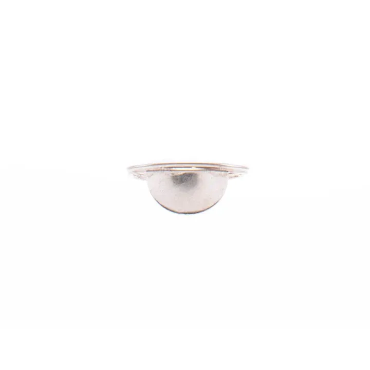 Halo Real Silver Smooth Stacking Ring