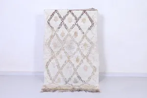 Handwoven Moroccan Rug – Subtle Neutral Elegance 3.2 x 5.9 FT
