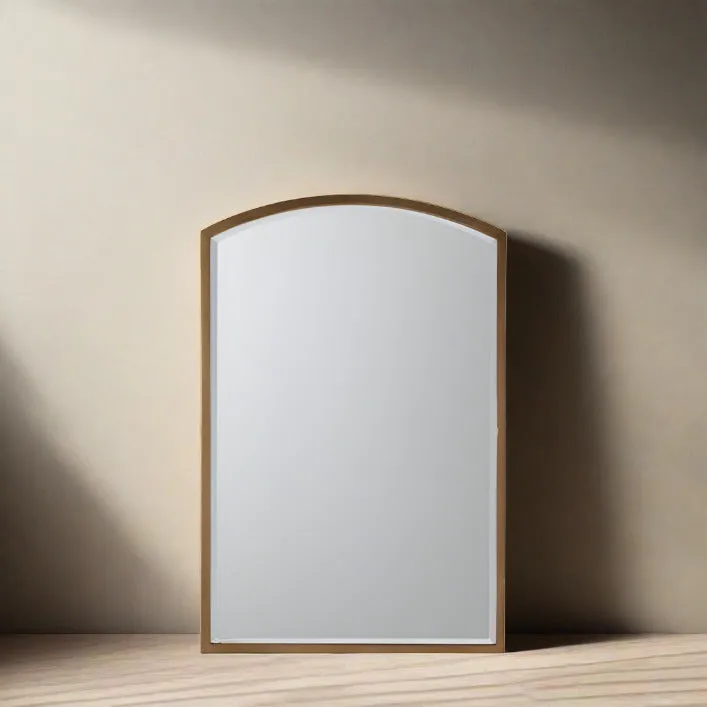 HEATHFIELD Small Gold Arched Mirror