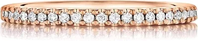 Henri Daussi Pave Diamond Band