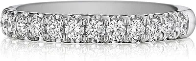 Henri Daussi Pave Diamond Wedding Band