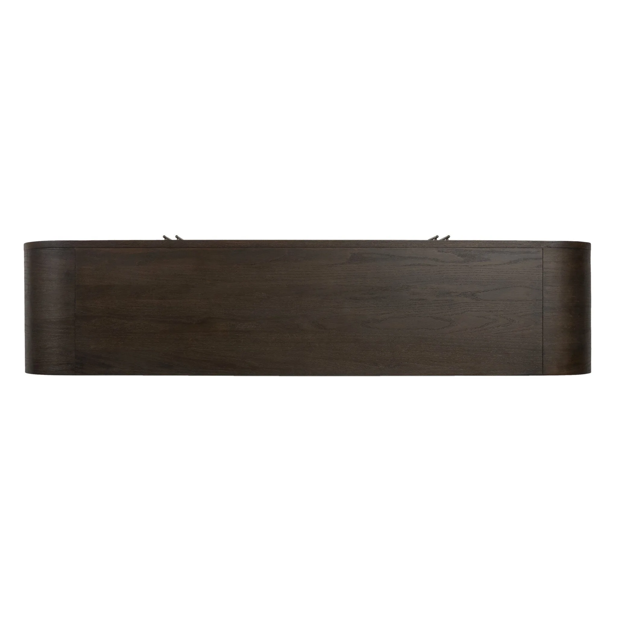 Hepburn Media Console - Dark Anthracite Oak Veneer